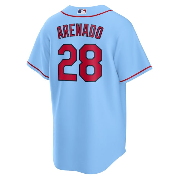 Nolan Arenado St. Louis Cardinals Nike 2024 Alternate Replica Jersey - Light Blue
