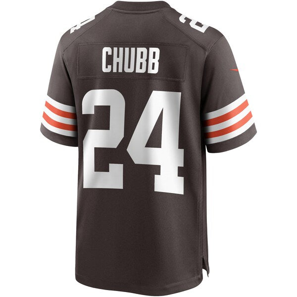 Nick Chubb Cleveland Browns Nike Game Player Jersey - Brown/White