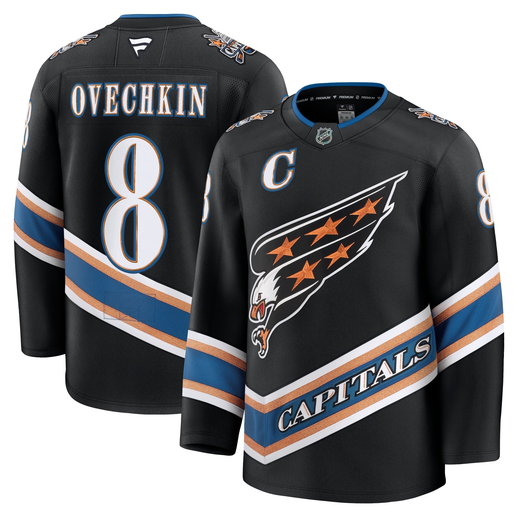 Alexander Ovechkin Washington Capitals  Home Premium Jersey - Red/White/Black