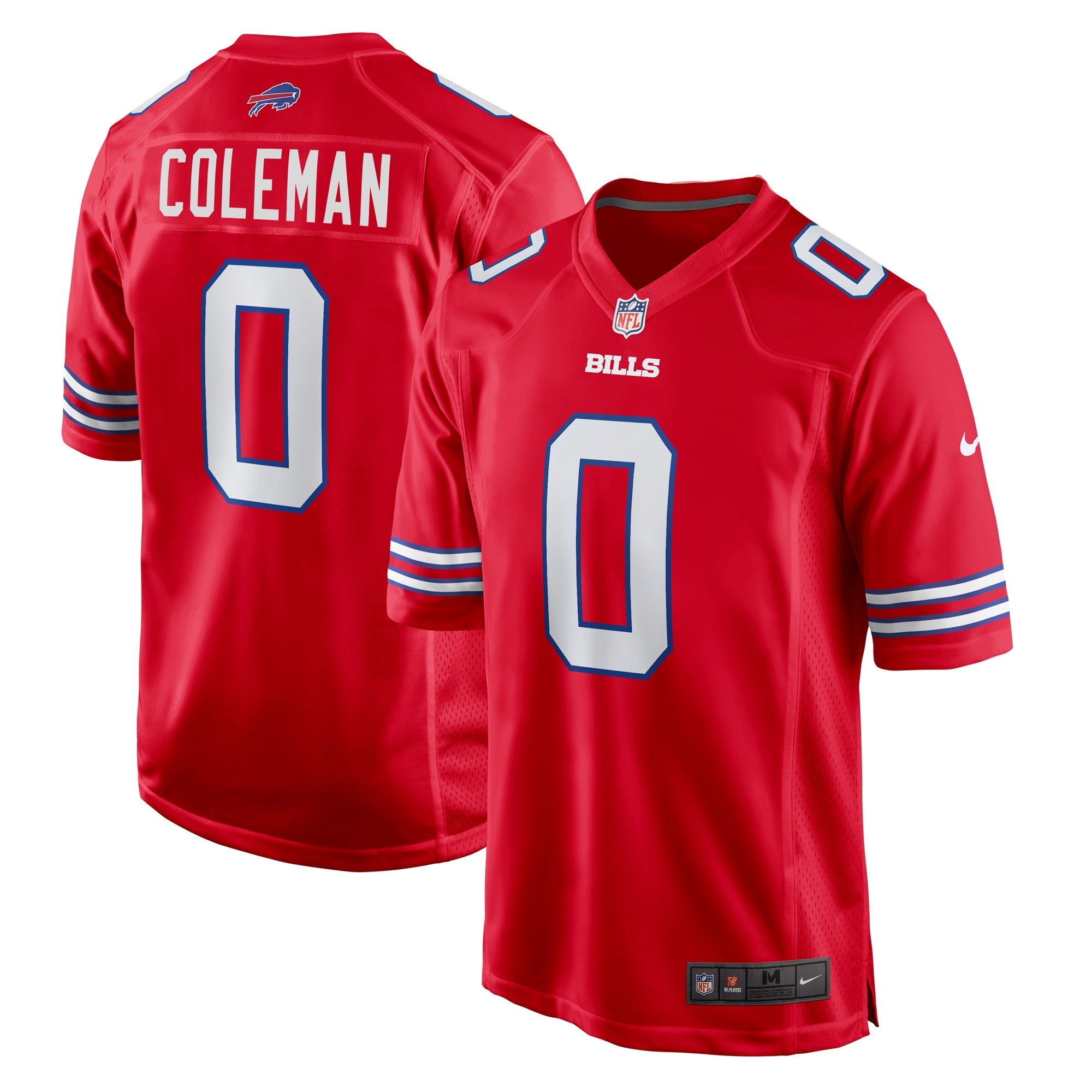 Keon Coleman Buffalo Bills Nike Game Jersey -  White/Red