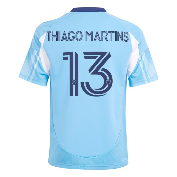 Thiago Martins New York City FC adidas Youth 2025 The Excelsior Kit Replica Player Jersey - Light Blue