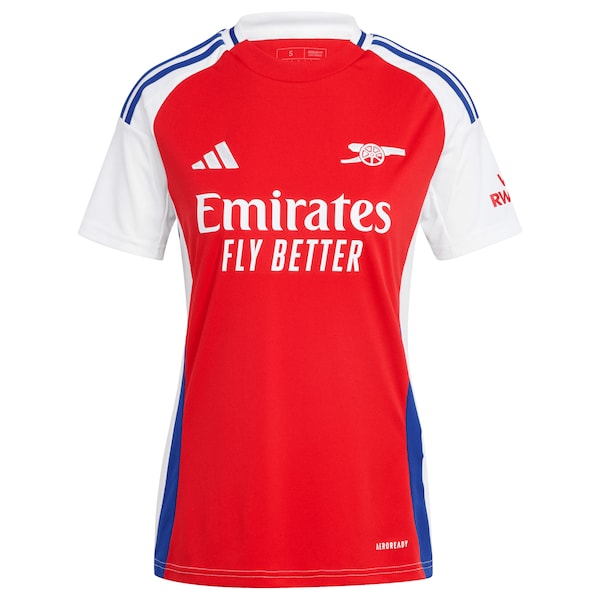 Martin Odegaard Arsenal adidas Women's 2024/25 Home Replica Player Jersey – Red