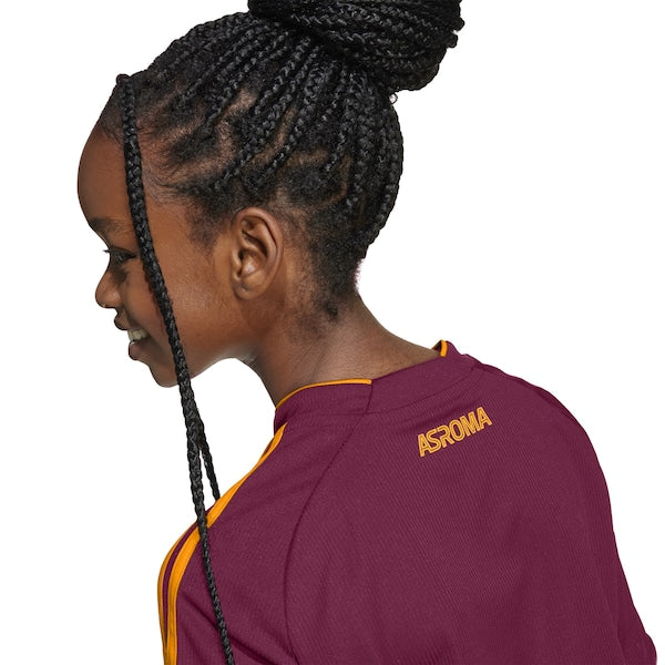 AS Roma adidas Youth 2025/26 Home Replica Jersey - Red/White