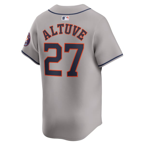 Jose Altuve Houston Astros Nike Away Limited Player Jersey - Gray/White