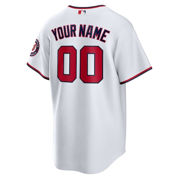 Washington Nationals Nike Replica Custom Jersey - White