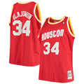 Hakeem Olajuwon Houston Rockets 1993/94 Big & Tall Hardwood Classics Swingman Jersey - Red