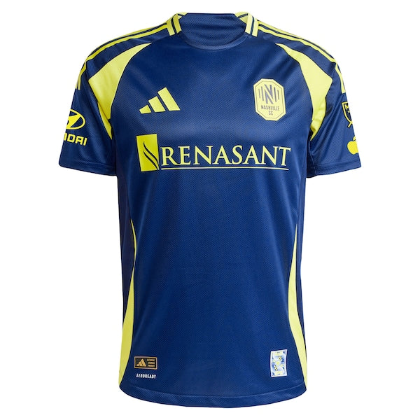 Nashville SC adidas 2025 The Heart Of Nashville Kit Authentic Jersey - Navy