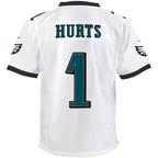 Jalen Hurts Philadelphia Eagles Nike Youth Game Jersey - White