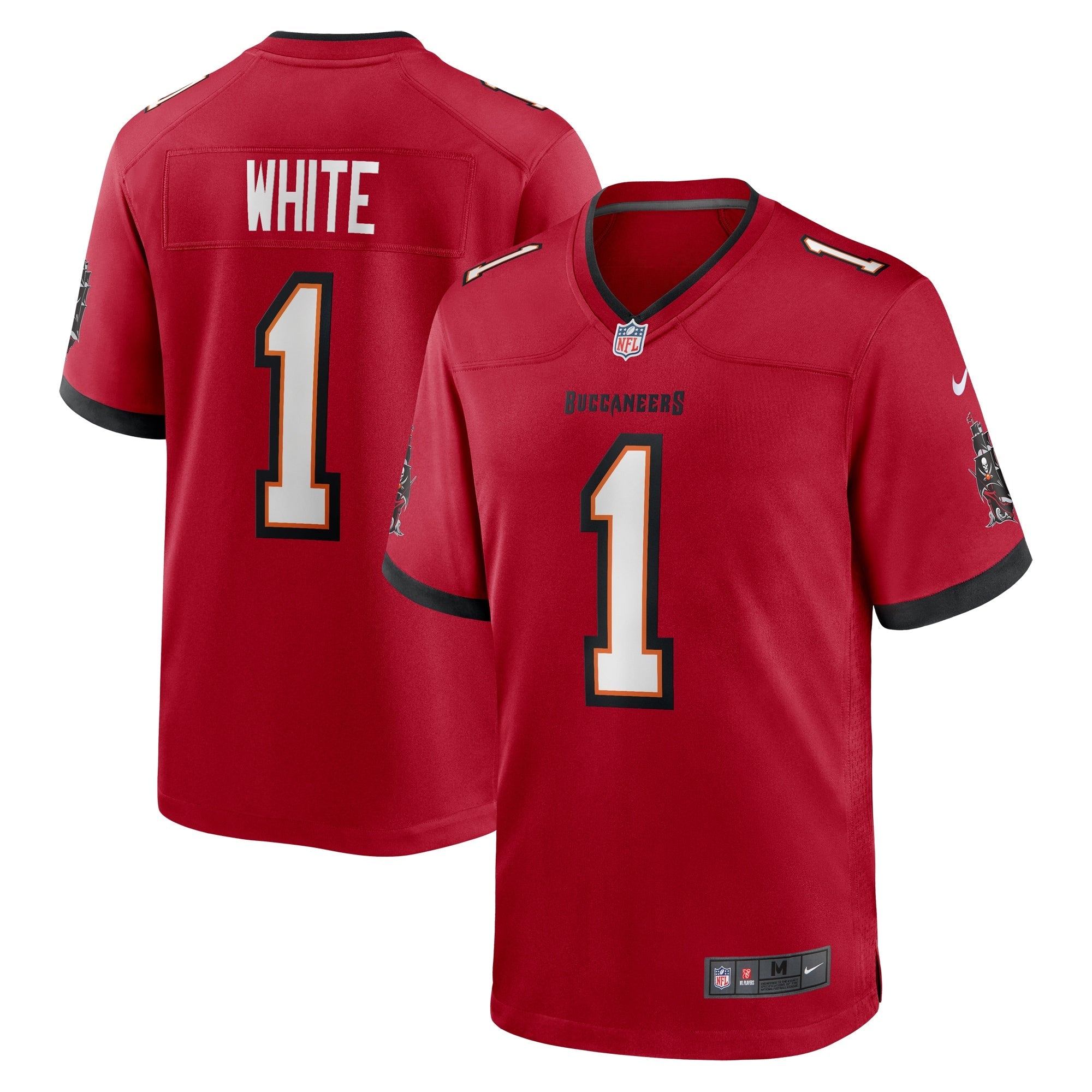 Rachaad White Tampa Bay Buccaneers Nike Throwback Game Jersey - Orange/Red