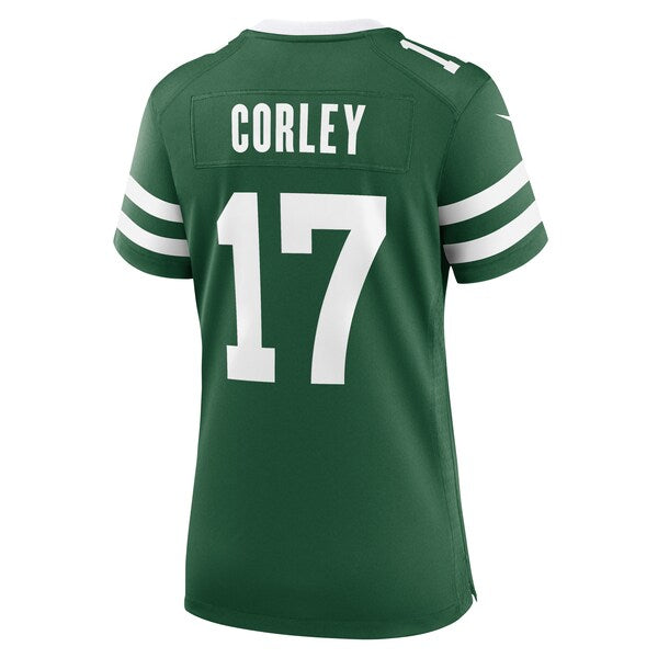 Malachi Corley New York Jets Nike Women's Team Game Jersey - Legacy Green