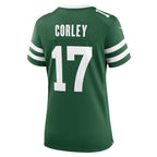 Malachi Corley New York Jets Nike Women's Team Game Jersey - Legacy Green