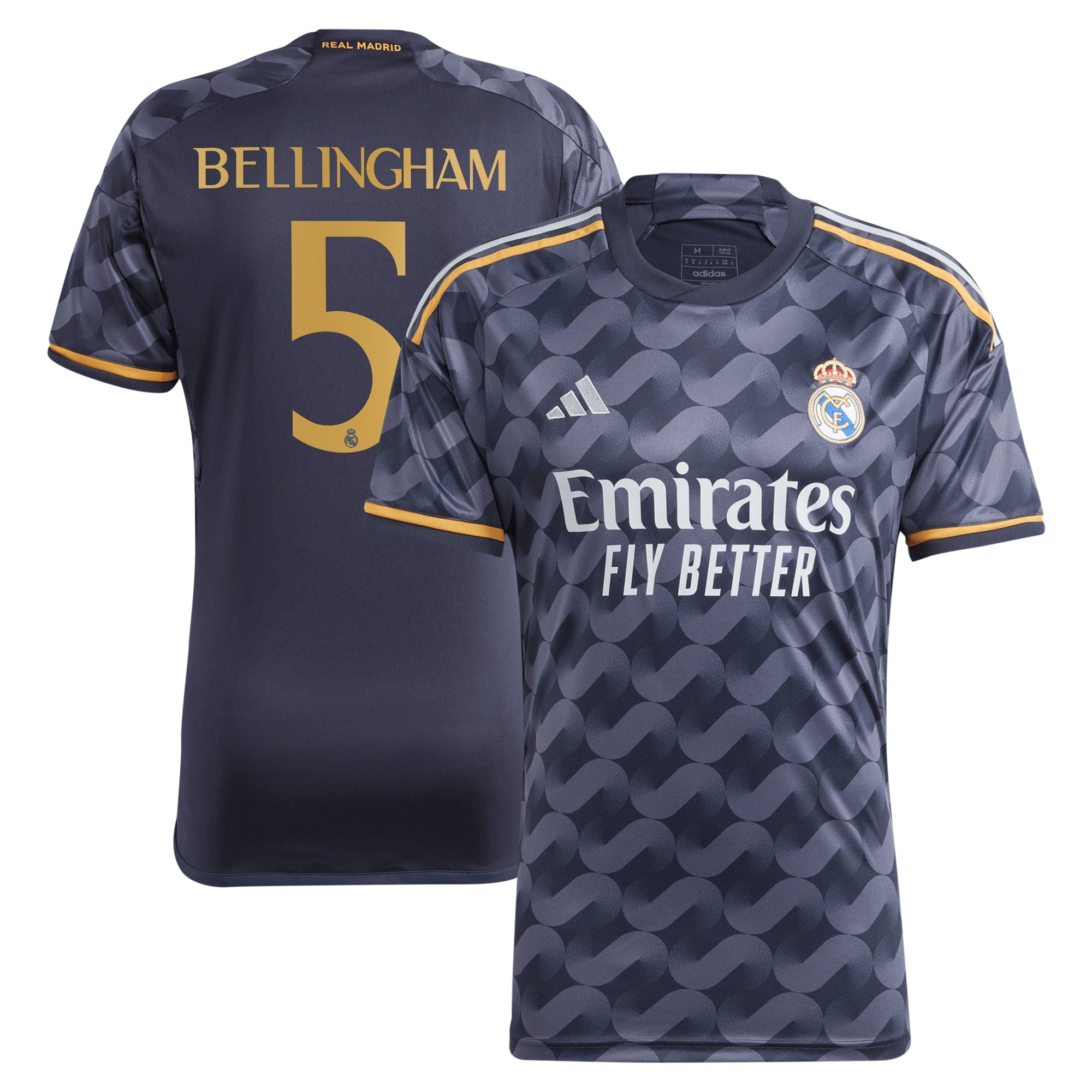 Jude Bellingham Los Merengues adidas 2023/24 Home Replica Jersey - White/Navy