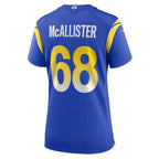 Mike McAllister Los Angeles Rams Nike Women's Home Game Jersey - Royal