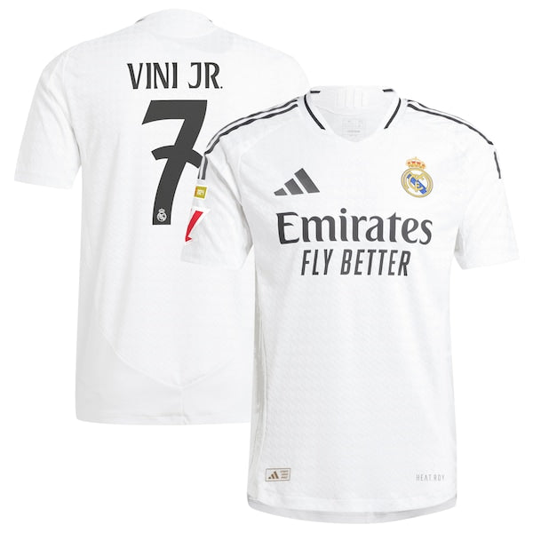 Vini Jr. Los Merengues adidas 2024/25 Home Authentic Player Jersey - White