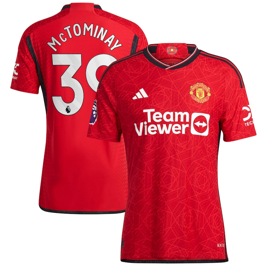 Scott McTominay Manchester United adidas 2023/24 Away Authentic Player Jersey - Green/Red