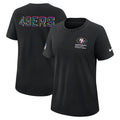 San Francisco 49ers Nike Women's 2025 NFL Crucial Catch Tri-Blend Dri-FIT T-Shirt - Black