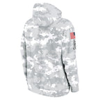 Las Vegas Raiders Nike 2024 Salute to Service Club Fleece Pullover Hoodie - Arctic Camo