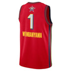 Victor Wembanyama Jordan Brand Unisex 2025 NBA All-Star Game Swingman Player Jersey - Red