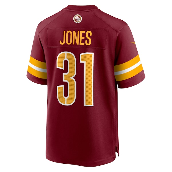Jonathan Jones Washington Commanders Nike Team Game Jersey -  Burgundy