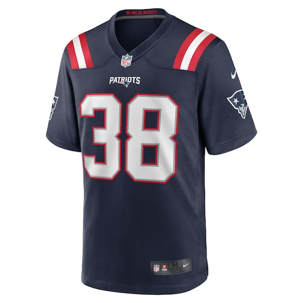 Rhamondre Stevenson New England Patriots Nike Game Jersey - Navy/Red/White