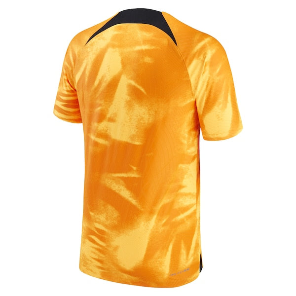 Netherlands National Team Nike 2022/23 Home Vapor Match Authentic Blank Jersey - Orange