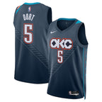 Luguentz Dort Oklahoma City Thunder Nike Unisex 2025/26 Swingman Jersey - Navy - City Edition