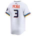 Jeremy Peña Houston Astros Nike 2025 City Connect Limited Player Jersey - White