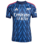 Arsenal adidas 2025/26 Away Replica Jersey - Blue/Red
