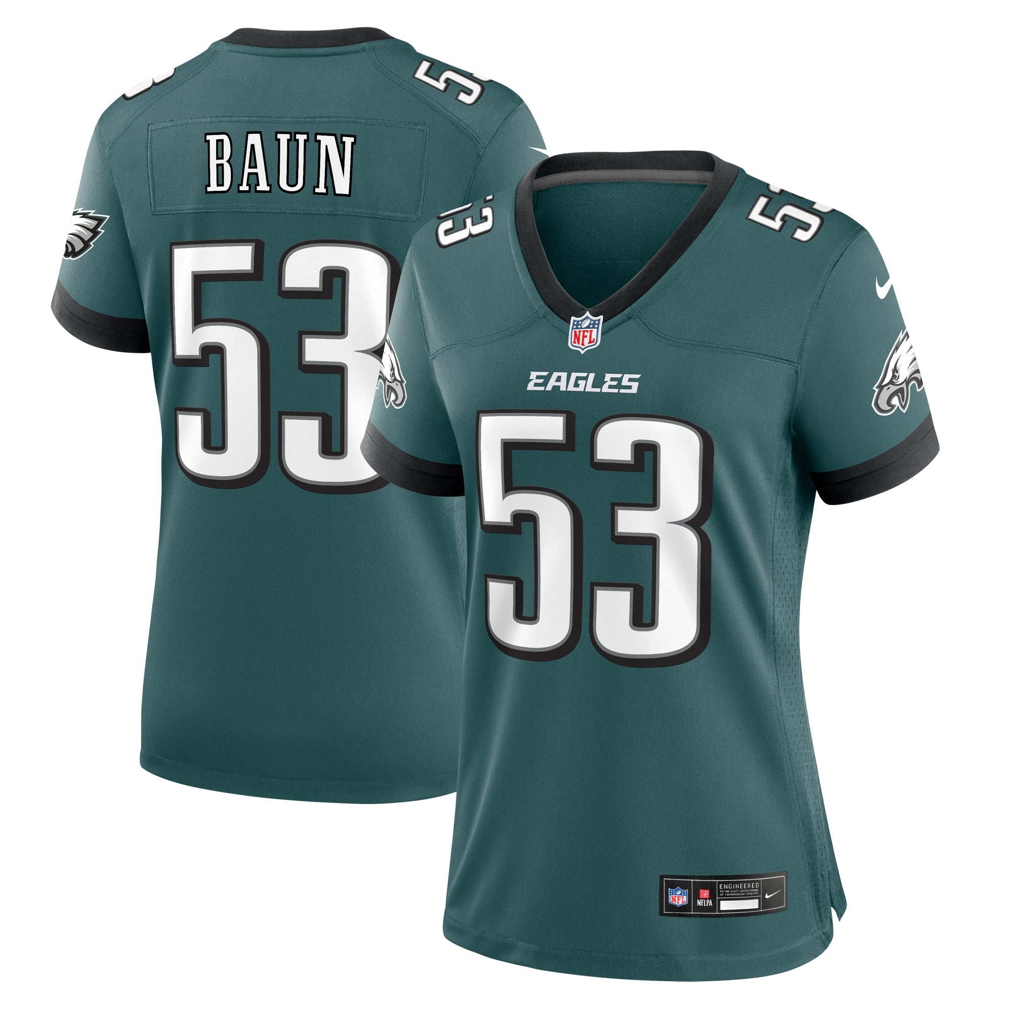 Zack Baun Philadelphia Eagles Nike Women's Alternate Game Jersey -  Kelly Green/Green