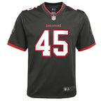 Devin White Tampa Bay Buccaneers Nike Youth Game Jersey - Pewter/Orange/Red