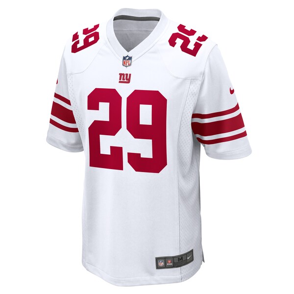 Xavier McKinney New York Giants Nike Away Game Player Jersey - White/Royal