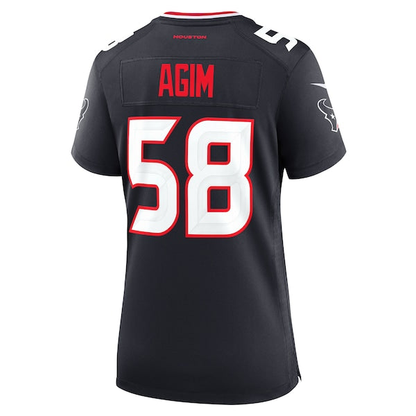 McTelvin Agim Houston Texans Nike Women's Team Game Jersey -  Navy