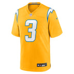 Derwin James Jr. Los Angeles Chargers Nike Alternate Charger Power Game Player Jersey - Gold/Navy