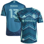Jordan Morris Seattle Sounders FC adidas 2025 The Salish Sea Kit Authentic Player Jersey - Blue