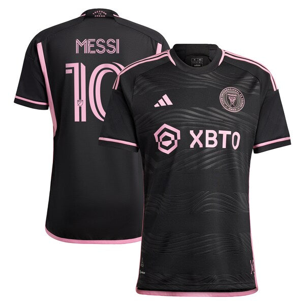 Lionel Messi Inter Miami CF adidas 2024 La Noche Authentic Jersey - Black
