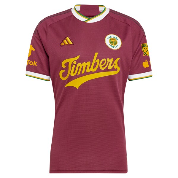 Diego Chara Portland Timbers adidas 2024 Archive Authentic Jersey - Red