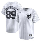 Jasson Dominguez New York Yankees Nike Home Limited Player Jersey - White
