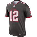 Tom Brady Tampa Bay Buccaneers Nike Alternate Legend Jersey - Pewter/Red