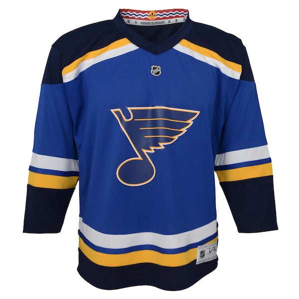 St. Louis Blues Youth Home Replica Custom Jersey - Blue