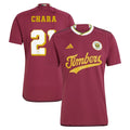 Diego Chara Portland Timbers adidas 2024 Archive Replica Jersey - Red