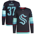 Yanni Gourde Seattle Kraken adidas Home Authentic Pro Primegreen Player - Jersey - Deep Sea Blue