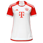 Leroy Sané Bayern Munich adidas Women's 2023/24 Home Replica Jersey - White/Black
