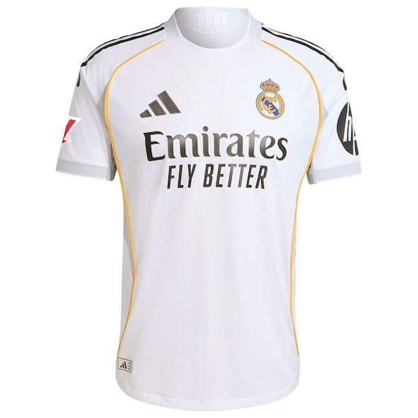 Los Merengues adidas 2025/26 Home Authentic Custom Jersey - White/Blue