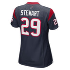 M.J. Stewart Houston Texans Nike Women's Game Player Jersey - Navy