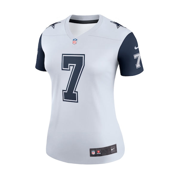 Trevon Diggs Dallas Cowboys Nike Women's Alternate Legend Jersey - White/Navy