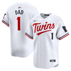 Minnesota Twins Nike #1 Dad Home Limited Jersey - White