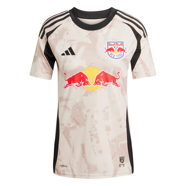 Lewis Morgan New York Red Bulls adidas Women's 2025 Stone Kit Replica Player Jersey - Tan