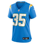 Dicaprio Bootle Los Angeles Chargers Nike Women's Team Game Jersey -  Powder Blue