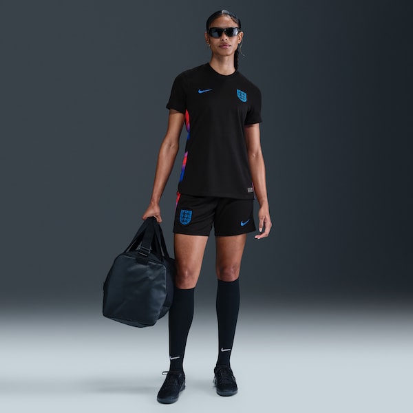 England National Team Nike Women's 2025/26 Away Replica Jersey - Black
