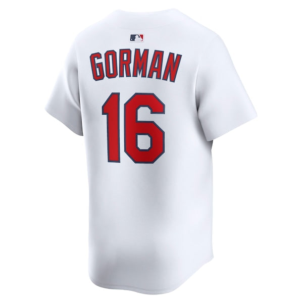 Nolan Gorman St. Louis Cardinals Nike Home Limited Player Jersey - White